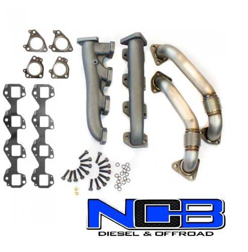 CDP High Flow Race Series Manifolds & Up Pipes for GM Chevy GMC 6.6L Duramax Diesel