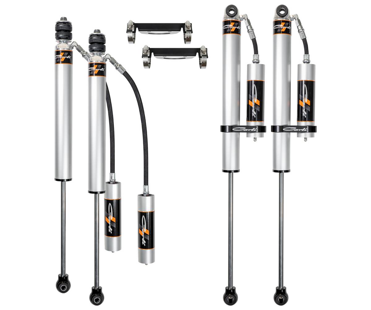 CARLI 2005+ FORD F250/350 4X4, DIESEL - 2½" SHOCK BACKCOUNTRY PACKAGE