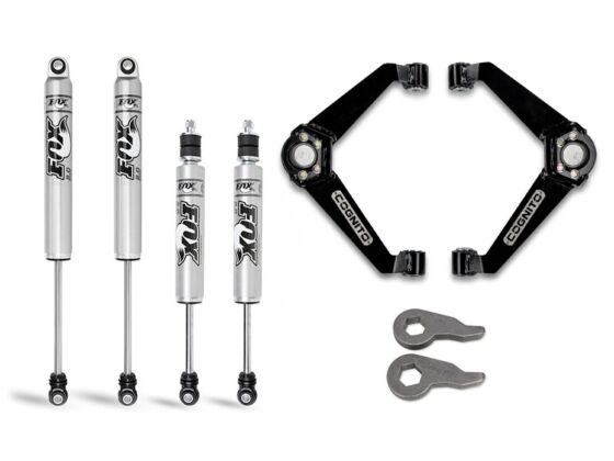 Cognito 3-Inch Performance Leveling Kit with Fox PS 2.0 IFP Shocks for 01-10 Silverado/Sierra 2500-3500 2WD/4WD - 110-P0753