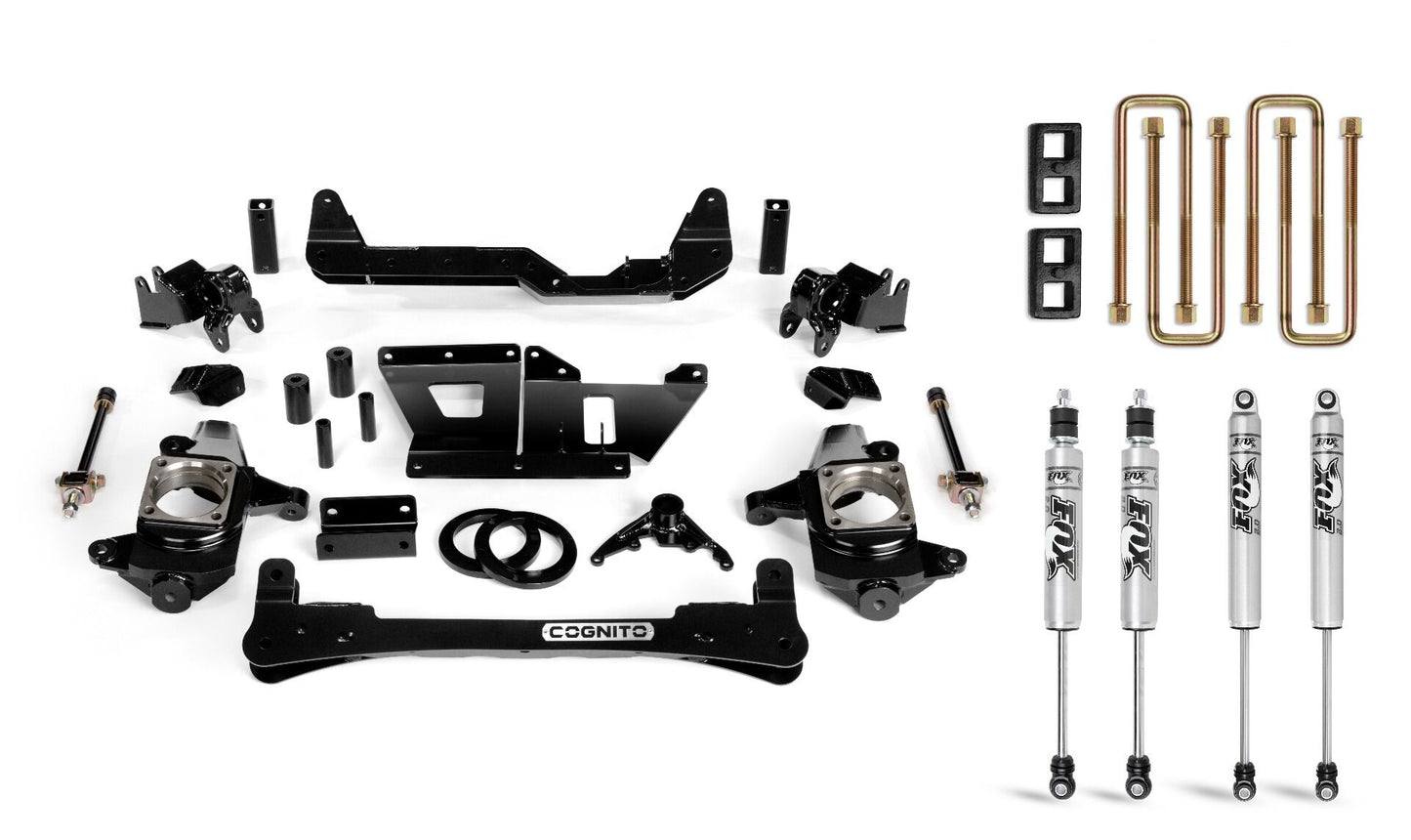 Cognito 4-Inch Standard Lift Kit with Fox PS 2.0 IFP Shocks For 01-10 Silverado/ Sierra 2500/3500 2WD/4WD Trucks - 110-P0785