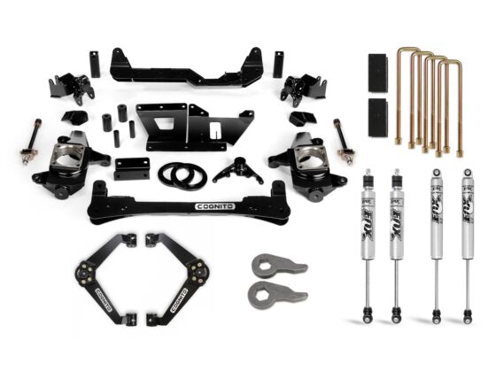 Cognito 6-Inch Standard Lift Kit with Fox PS 2.0 IFP Shocks for 01-10 Silverado/Sierra 2500/3500 2WD/4WD - 110-P0970