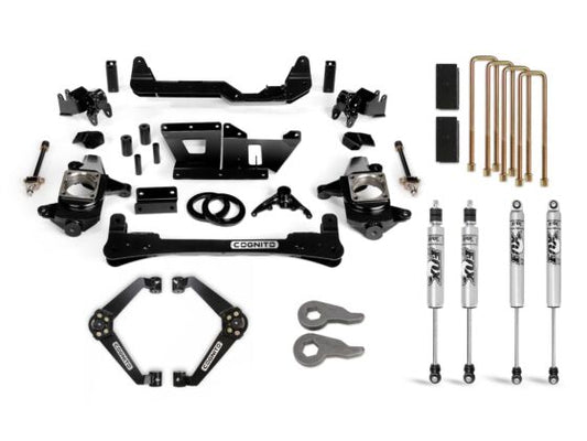 Cognito 6-Inch Standard Lift Kit with Fox PS 2.0 IFP Shocks for 01-10 Silverado/Sierra 2500/3500 2WD/4WD - 110-P0970