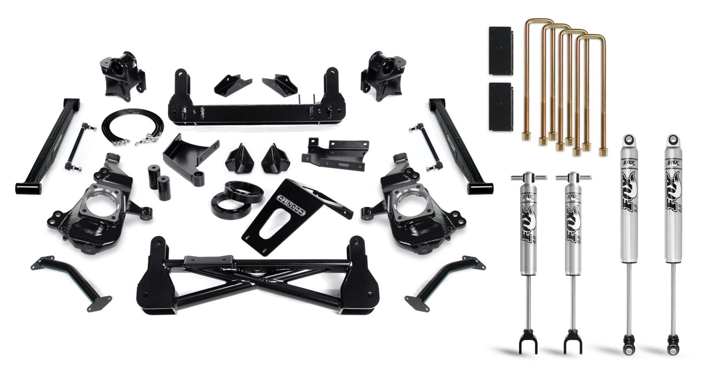 Cognito 7-Inch Standard Lift Kit with Fox PSMT 2.0 Shocks For 20-25 Silverado/Sierra 2500/3500 2WD/4WD - 110-P1032