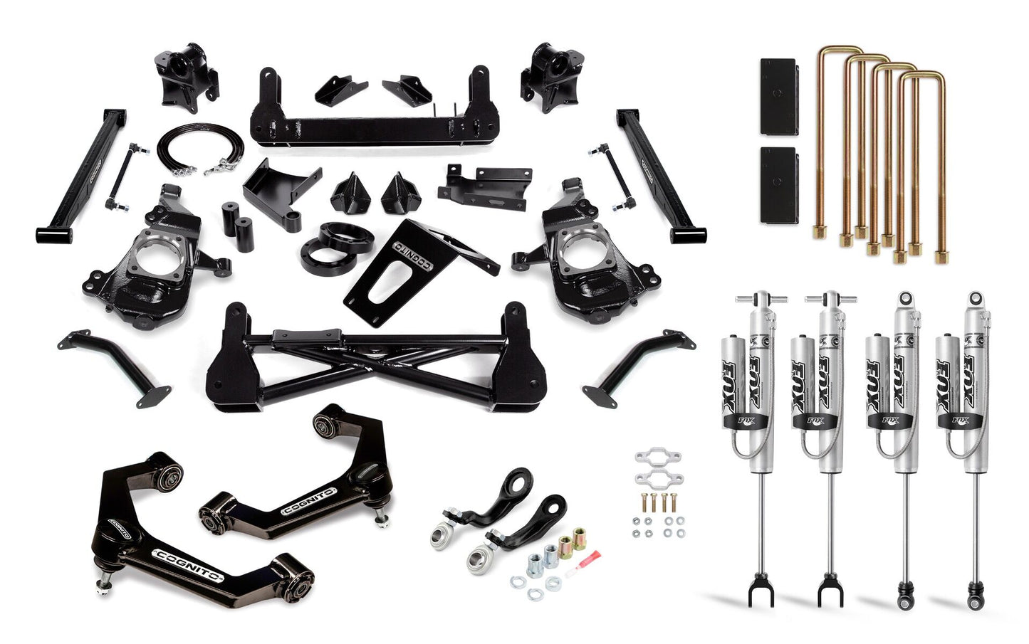 Cognito 7-Inch Performance Lift Kit with Fox PSRR 2.0 Shocks For 20-25 Silverado/Sierra 2500/3500 2WD/4WD - 110-P1033