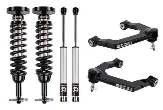 Cognito 1.5-3.5 Inch Lift Performance Leveling Kit w/ Cognito 2.5 IFP Coilovers, 2.0 IFP Shocks, and SM Series UCAs for 19-26 Silverado/Sierra 1500 2WD/4WD
