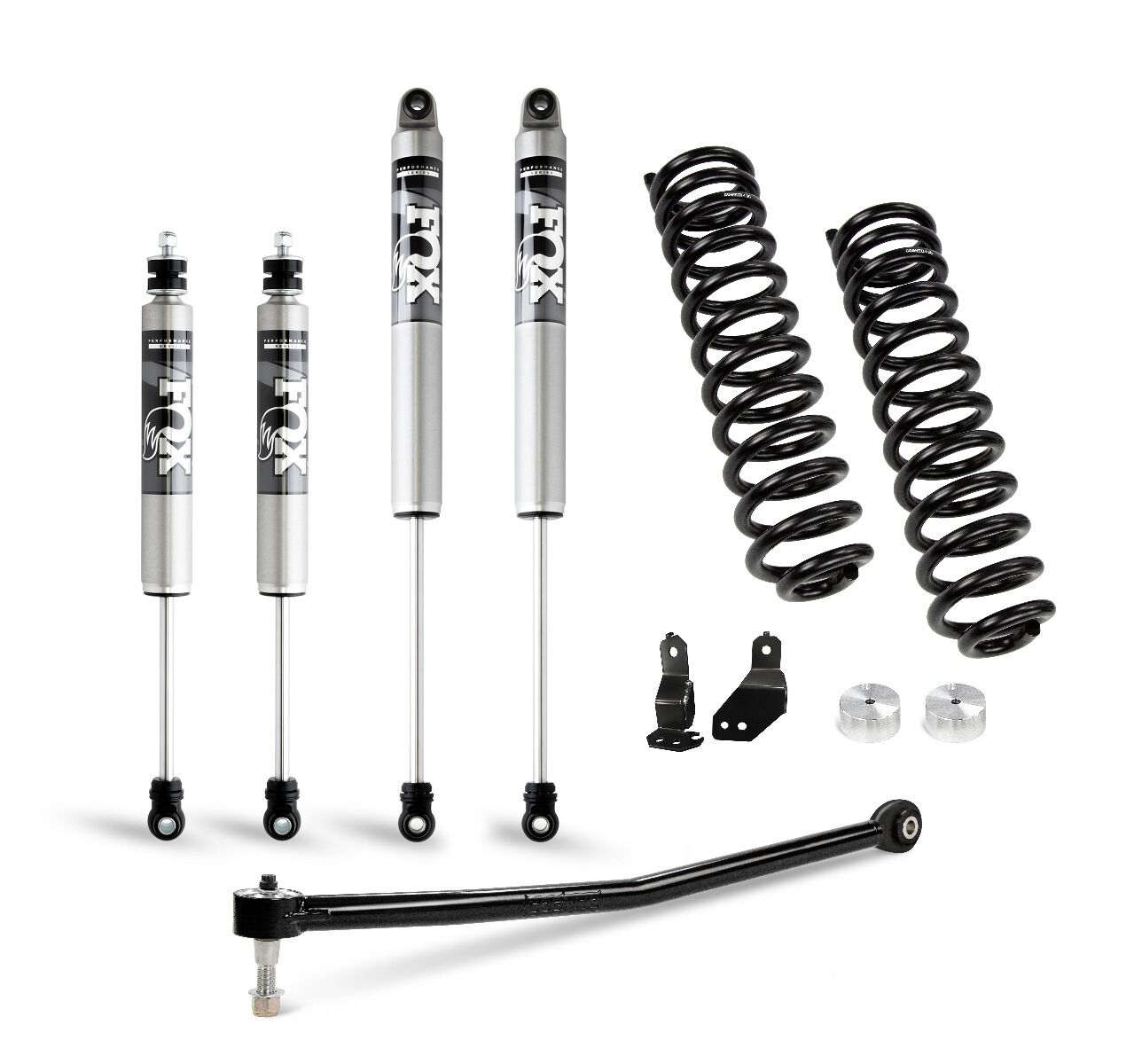 Cognito 2-Inch Performance Leveling Kit With Fox PS 2.0 IFP Shocks For 17-19 Ford F250/F350 4WD Trucks & 20-24 Tremor F-250/350 4WD - 120-P0937