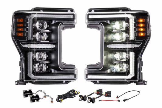 17-19 Ford Super Duty XB Evo Hybrid LED Headlights
