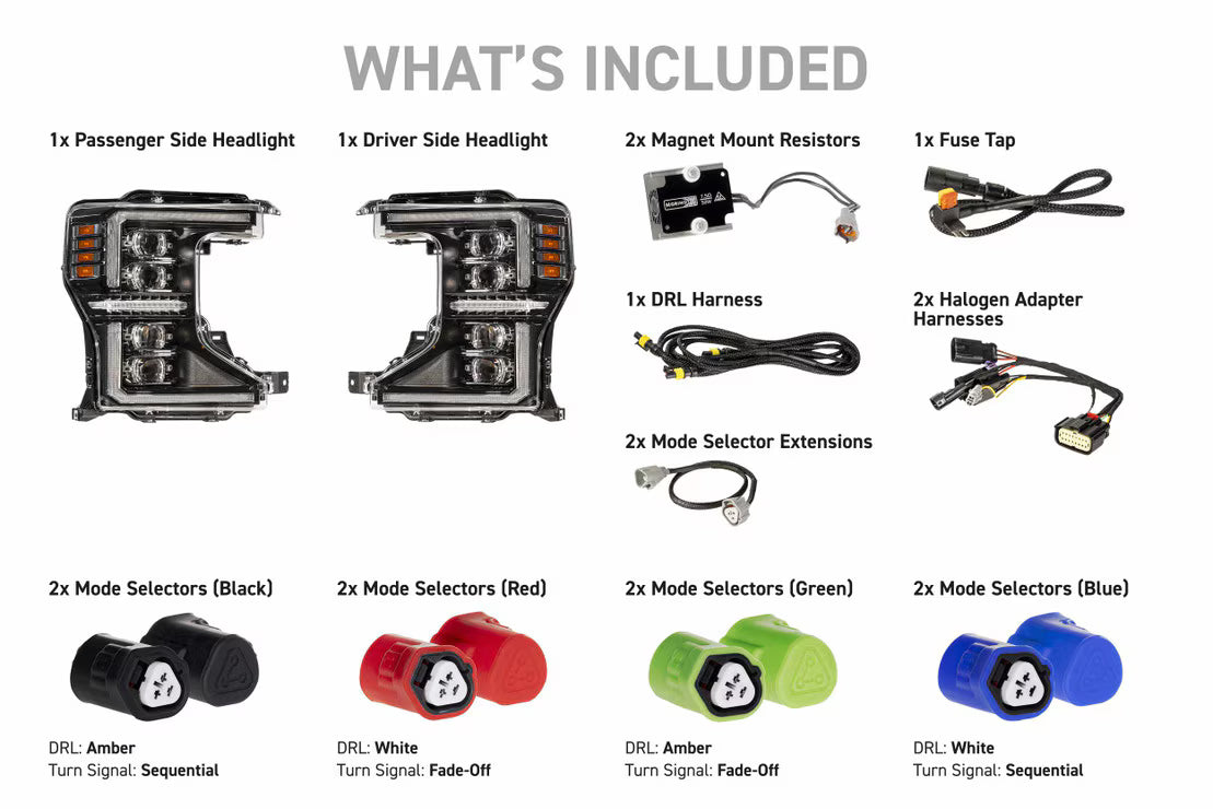 20-22 Ford Super Duty XB Evo LED Headlights
