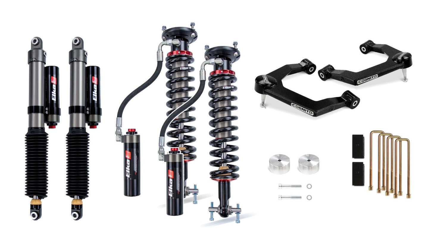 Cognito 3-Inch Elite Leveling Lift Kit With Elka 2.5 Shocks For 19-25 Silverado/ Sierra 1500 2WD/4WD - 210-P1138