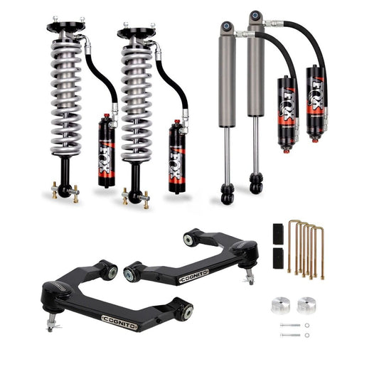 Cognito 3-Inch Elite Leveling Lift Kit With Fox 2.5 Performance Elite Shocks For 19-25 Silverado/ Sierra 1500 2WD/4WD