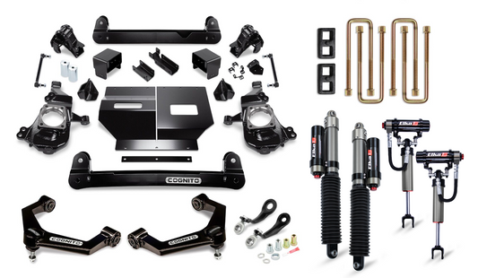 Cognito 4-Inch Elite Lift Kit with Elka 2.5 Reservoir Shocks for 20-25 Silverado/Sierra 2500/3500 2WD/4WD - 210-P1151