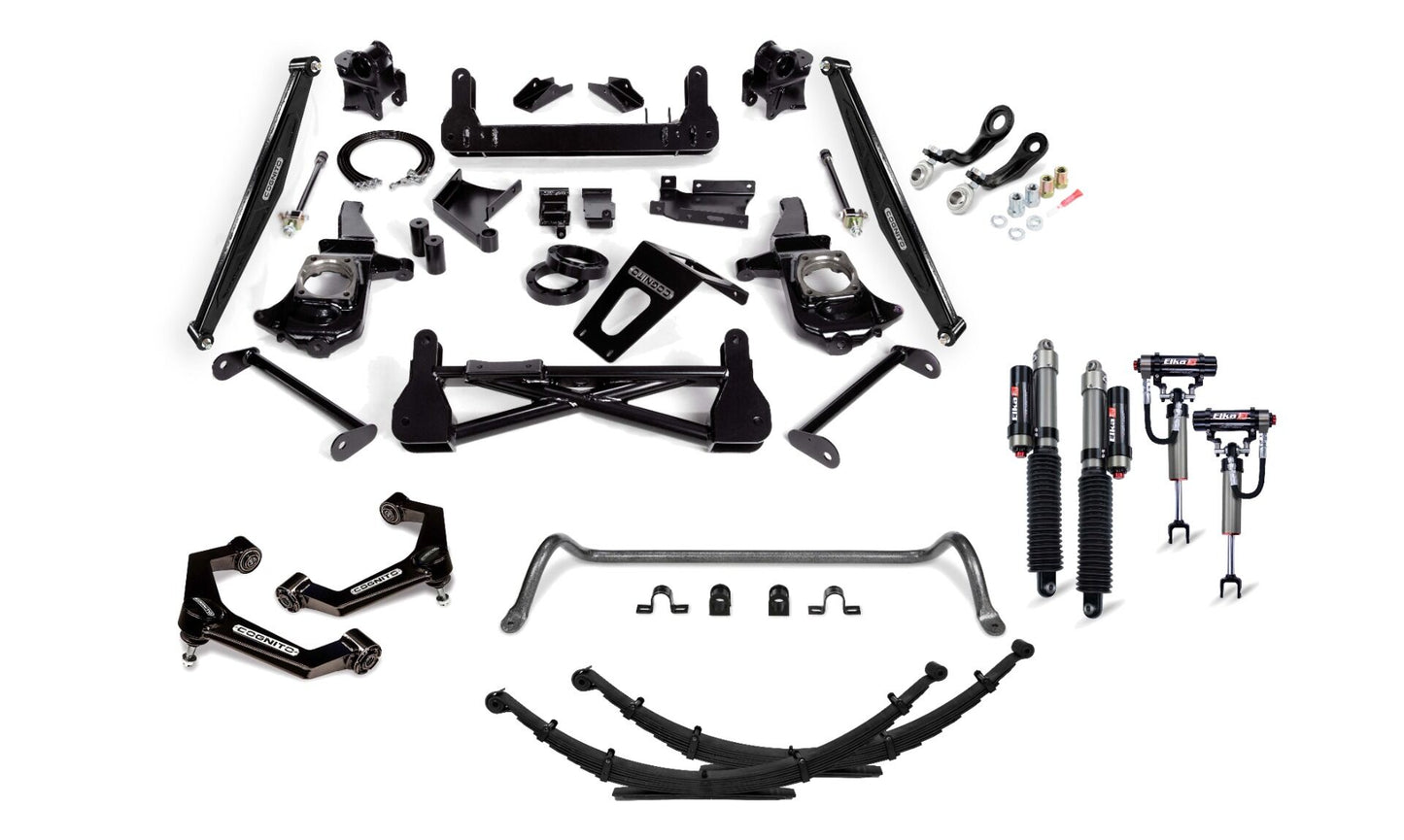 Cognito 7-Inch Elite Lift Kit with Elka 2.5 Reservoir Shocks for 11-19 Silverado/Sierra 2500/3500 2WD/4WD - 210-P1175