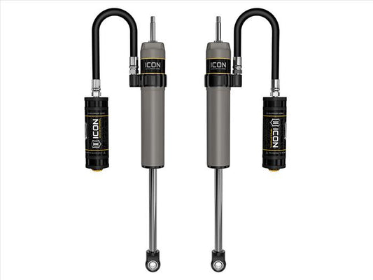 ICON 2005-2025 Ford Super Duty 4WD, 0-2.5” Lift, Front, V.S. 2.5 Aluminum Series Shock Absorbers, Remote Reservoir, Pair