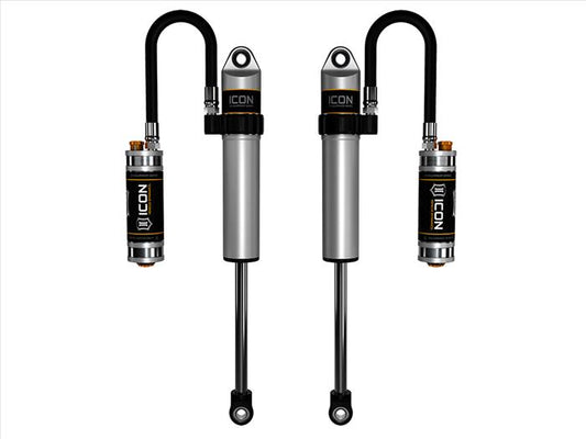 ICON 2003-2024 Toyota 4Runner/2005-2023 Toyota Tacoma/2007-2014 Toyota FJ Cruiser, Front, 2.5 VS Long Travel Remote Reservoir w/ CDCV, Secondary Shocks, Pair
