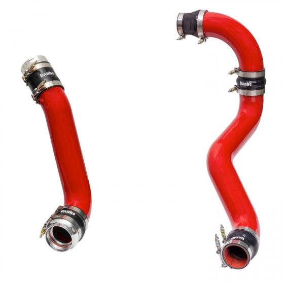 Boost Tube Upgrade Kit Fits 20-24 Chevy/GMC 2500/3500 6.6L Duramax, L5P Red Powdercoat Banks Power