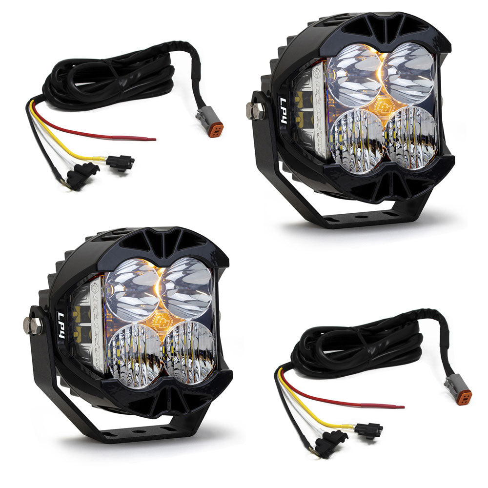 Jeep JL/JT LP4 Pro Bumper Light Kit - Jeep 2020-2026 Gladiator; 2018-2026 Wrangler JL; NOTE: w/ OE Steel Bumper *UPFITTER*