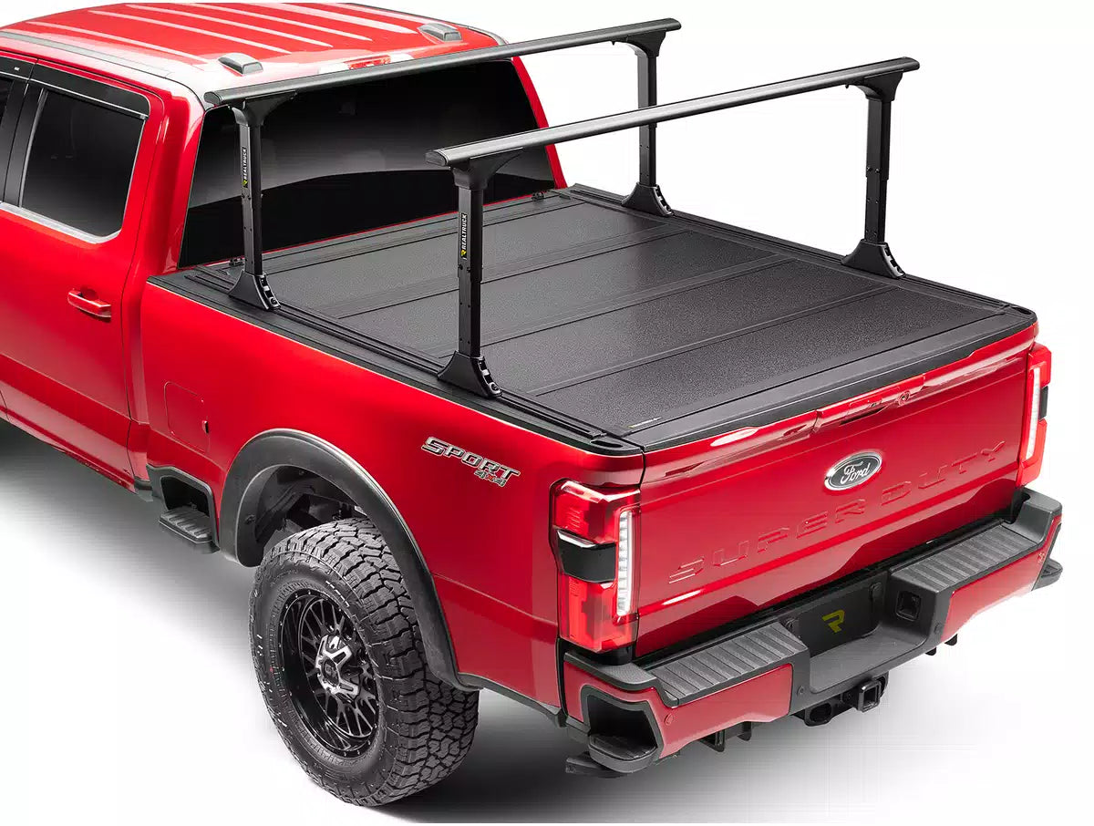 RealTruck BAKFlip MX4 TS Hard Folding Tonneau Cover w/ T-Slot Rails 6'9" Bed