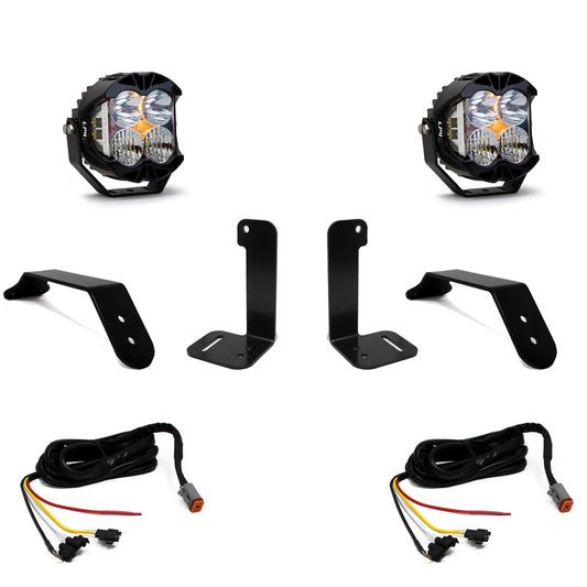 Jeep JL/JT LP4 Pro Bumper Light Kit - Jeep 2020-2026 Gladiator; 2018-2026 Wrangler JL; NOTE: w/ OE Plastic Bumper *UPFITTER*