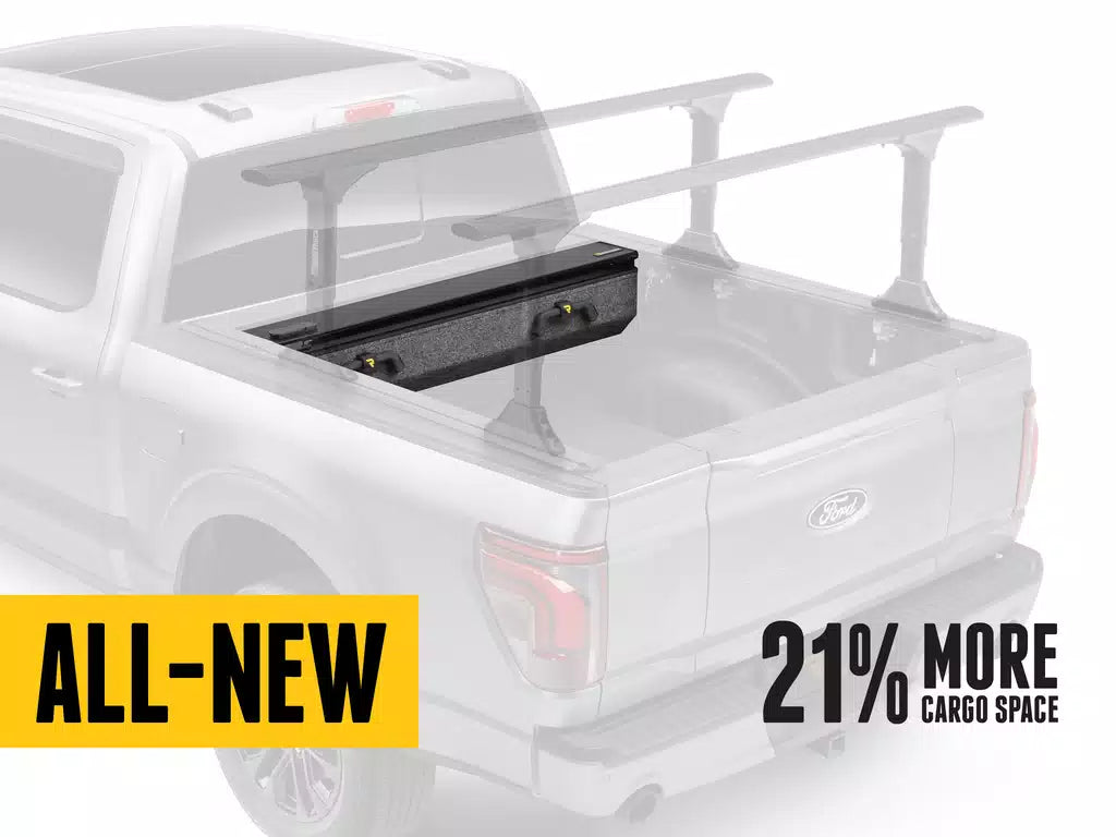 RealTruck RetraxPro FRC-4000 EZ-OFF Full Bed Access Manual Retractable Tonneau Cover w/ T-Slot Rails 5'8" Bed
