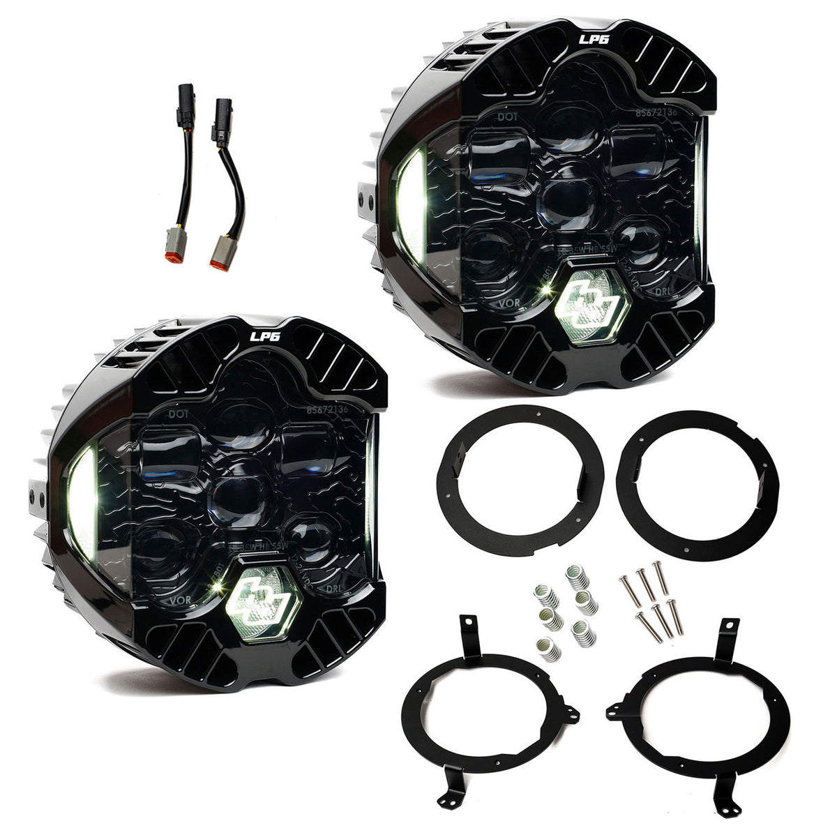 DOT LP6 LED Headlight Kit - Jeep 2018-2026 Wrangler JL; 2020-2026 Gladiator JT; NOTE w/LED Headlights