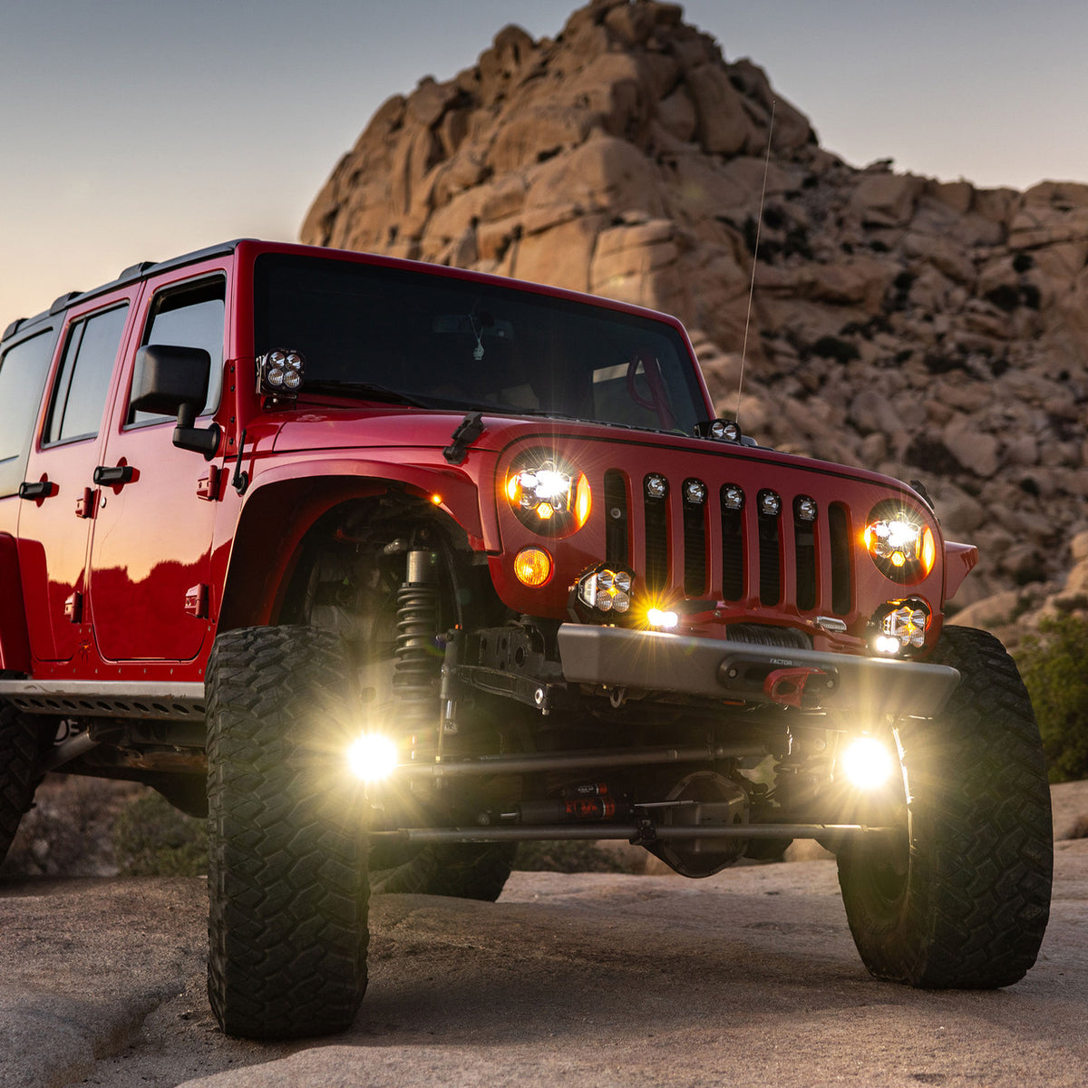 S1 Knuckle Pods Light Kit - Jeep 2018-2026 JL Wrangler/JT Gladiator