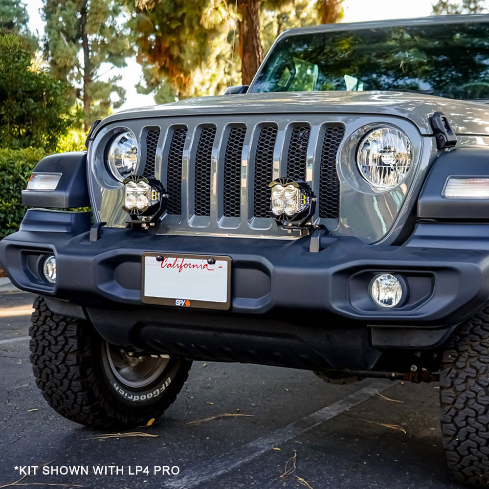 Jeep JL/JT LP6 Pro Bumper Light Kit - Jeep 2020-2026 Gladiator; 2018-2026 Wrangler JL; NOTE: w/ OE Plastic Bumper *TOGGLE*