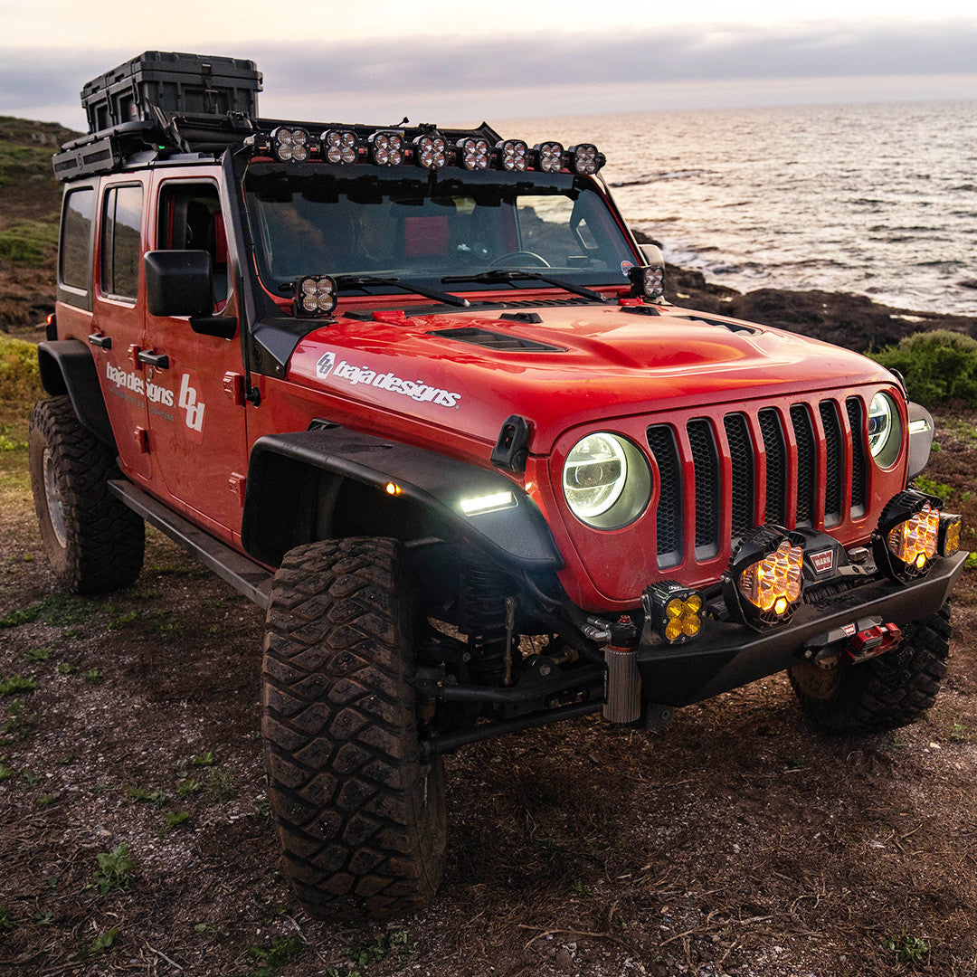 Jeep JL/JT 8XL Linkable Roof Mount Light Kit - Jeep 2020-2026 Gladiator; 2018-2026 Wrangler JL; Exc. Rubicon 392, Mojave, 4xE