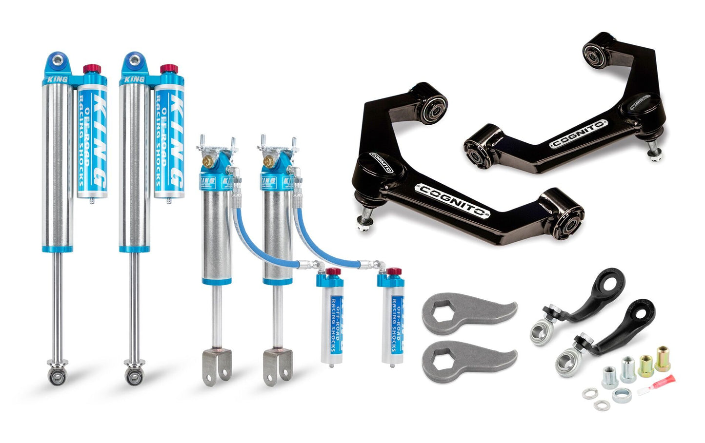 Cognito 3-Inch Elite Leveling Kit with King 2.5 Reservoir Shocks for 20-25 Silverado/Sierra 2500/3500 2WD/4WD - 510-P0931