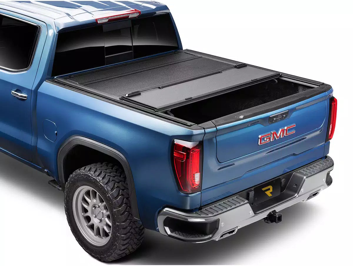 RealTruck BAKFlip MX4 TS Hard Folding Tonneau Cover w/ T-Slot Rails 5'8"