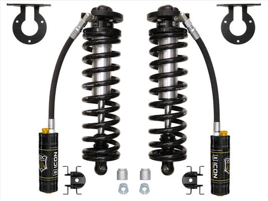 ICON 2005-2025 Ford F-250/F-350 Super Duty 4WD, 2.5-3” Lift, V.S. 2.5 Series Coilover Conversion Kit, Remote Reservoir w/ CDCV, w/ Caster Cams