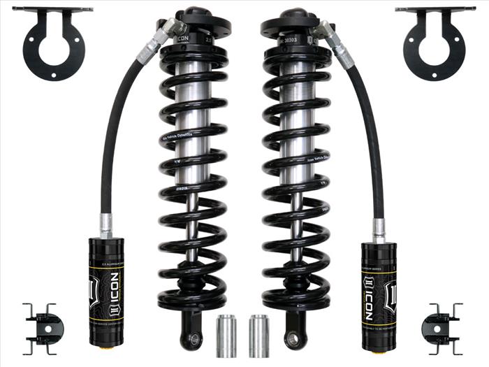 ICON 2005-2025 Ford F-250/F-350 Super Duty 4WD, 4-5.5” Lift, Front, 2.5 V.S. Remote Reservoir Coilover Conversion Kit