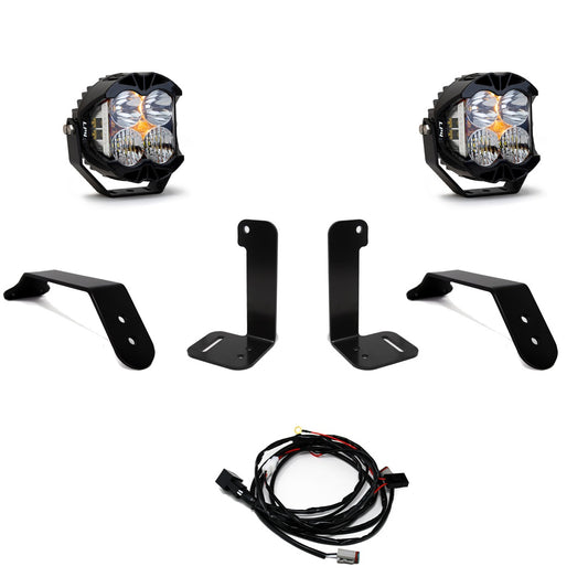 Jeep JL/JT LP4 Pro Bumper Light Kit - Jeep 2020-2026 Gladiator; 2018-2026 Wrangler JL; NOTE: w/ OE Plastic Bumper *TOGGLE*