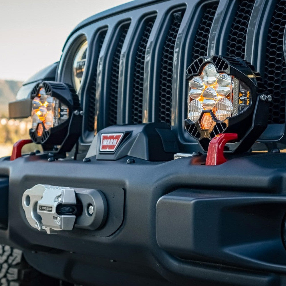 Jeep JL/JT LP6 Pro Bumper Light Kit - Jeep 2020-2026 Gladiator; 2018-2026 Wrangler JL; NOTE: w/ OE Steel Bumper *UPFITTER*