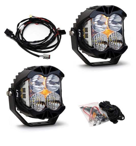 Jeep JL/JT LP4 Pro Bumper Light Kit - Jeep 2020-2026 Gladiator; 2018-2026 Wrangler JL; NOTE: w/ OE Steel Bumper *TOGGLE*