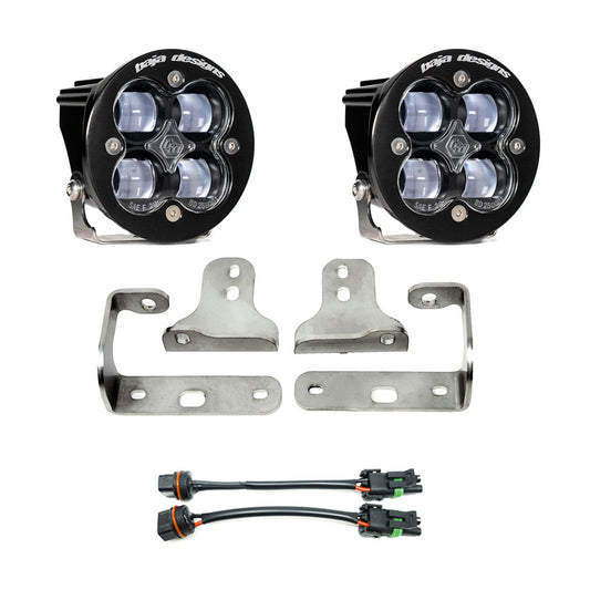 Jeep JL/JT Squadron-R SAE Fog Pocket Light Kit - Jeep 2020-2026 Gladiator; 2018-2026 Wrangler JL; NOTE: w/ OE Sport Bumper