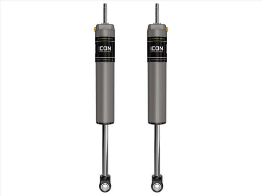 ICON 2005-2025 Ford F-250/F-350 Super Duty 4WD, 7” Lift, Front, V.S. 2.5 Aluminum Series Shock Absorbers, Internal Reservoir, Pair