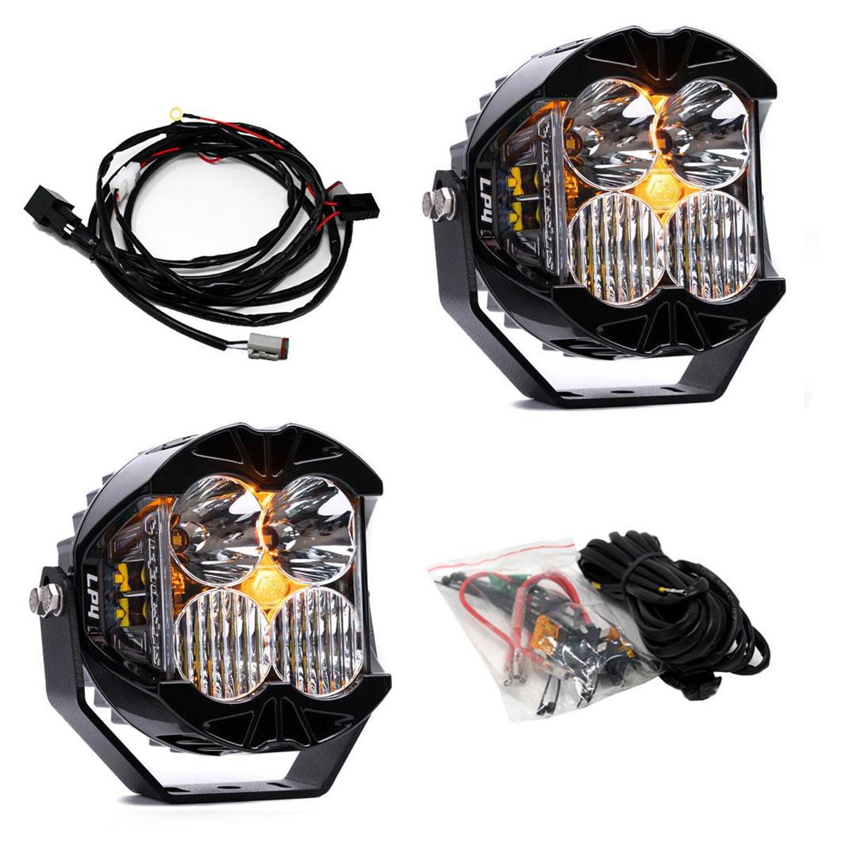 LP4 Pro LED Auxiliary Light Pod Pair - Universal *CLEAR*