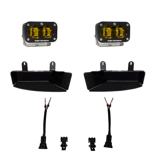 RAM S2 SAE Fog Pocket Light Kit - RAM 2019-2026 2500/3500 *AMBER*