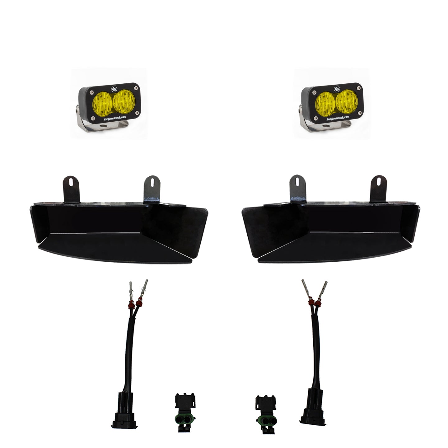 RAM S2 Sport Fog Pocket Light Kit - RAM 2019-2026 2500/3500 *AMBER*