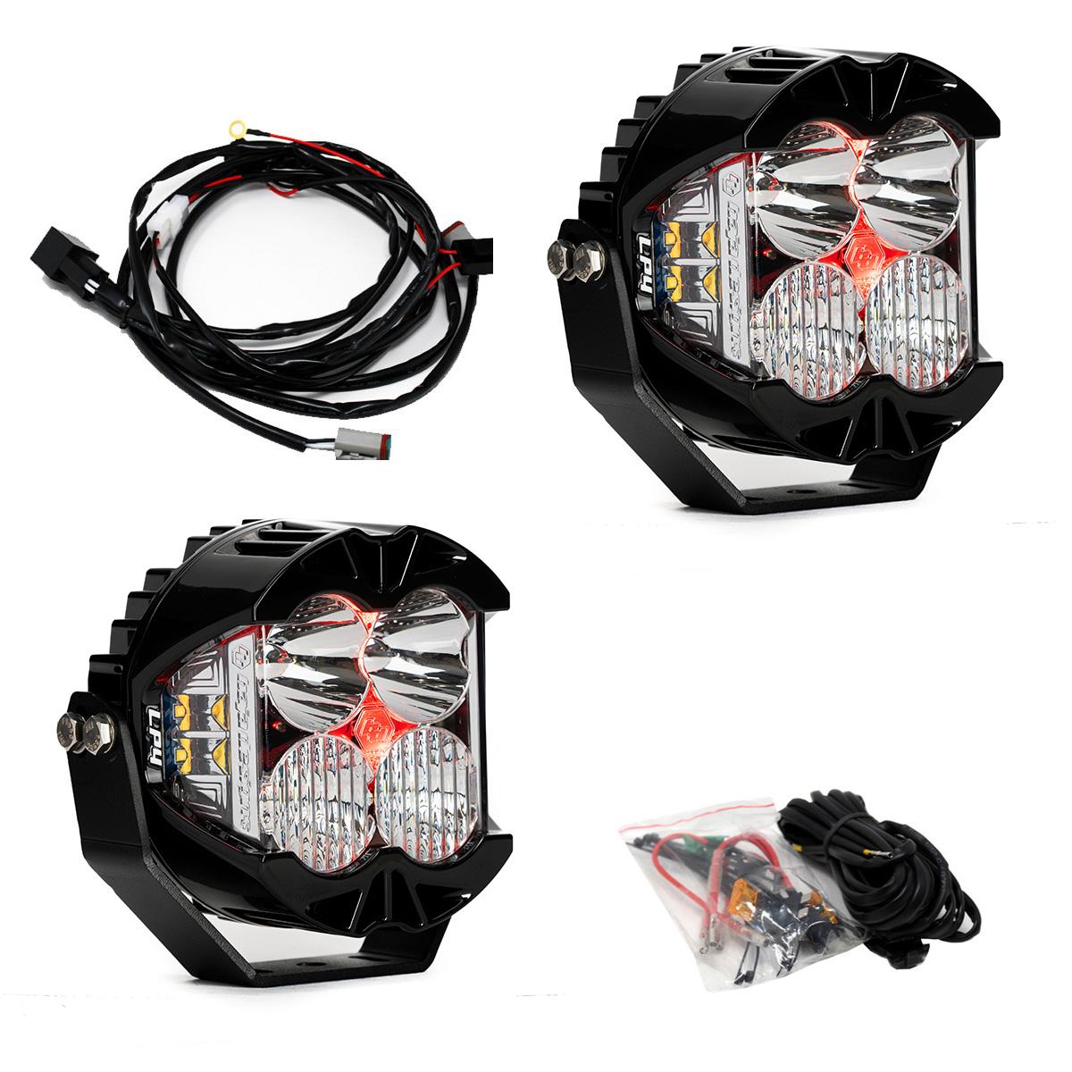 LP4 Pro LED Auxiliary Light Pod Pair - Universal *CLEAR*