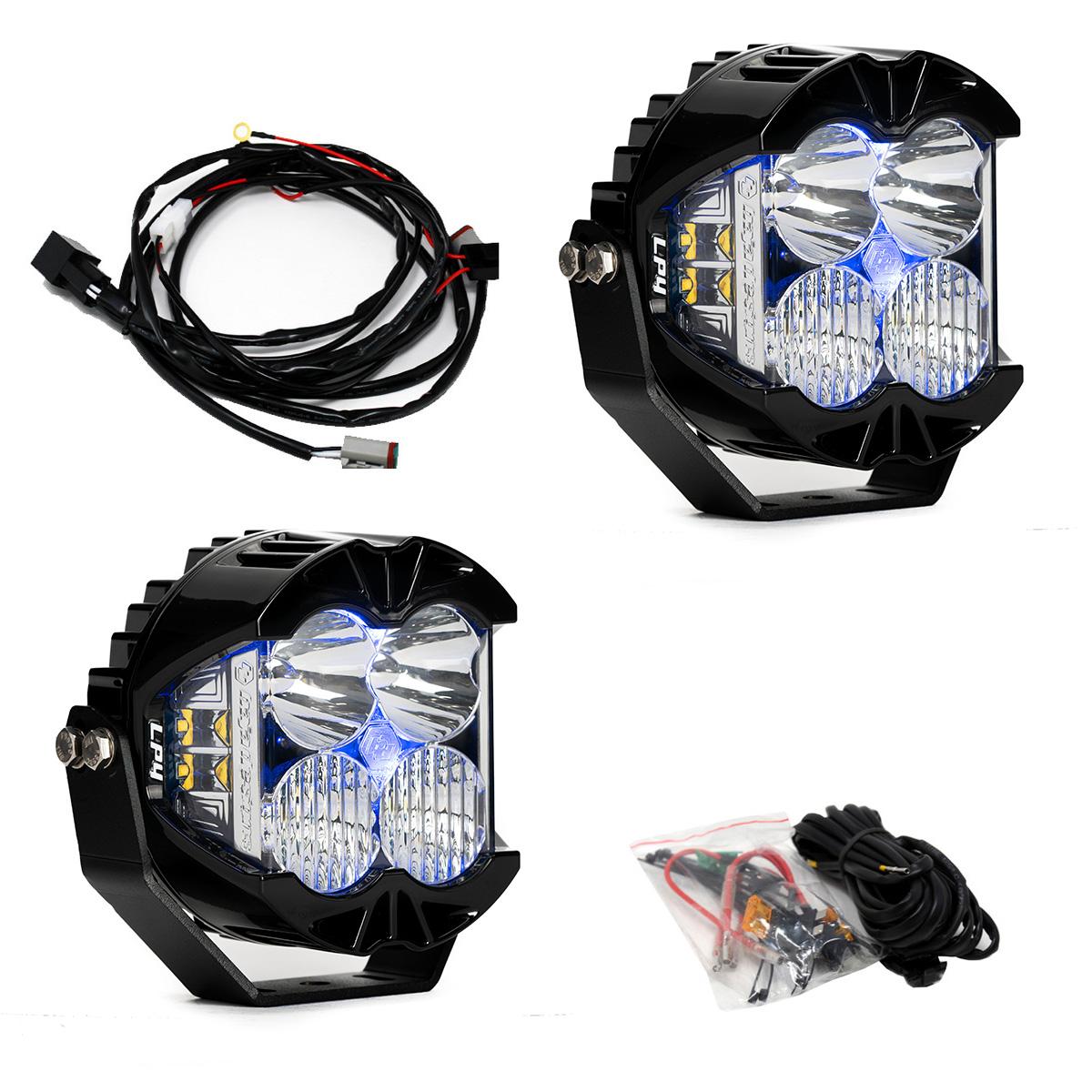 LP4 Pro LED Auxiliary Light Pod Pair - Universal *CLEAR*