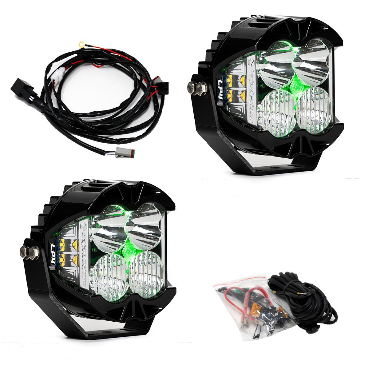 LP4 Pro LED Auxiliary Light Pod Pair - Universal *CLEAR*