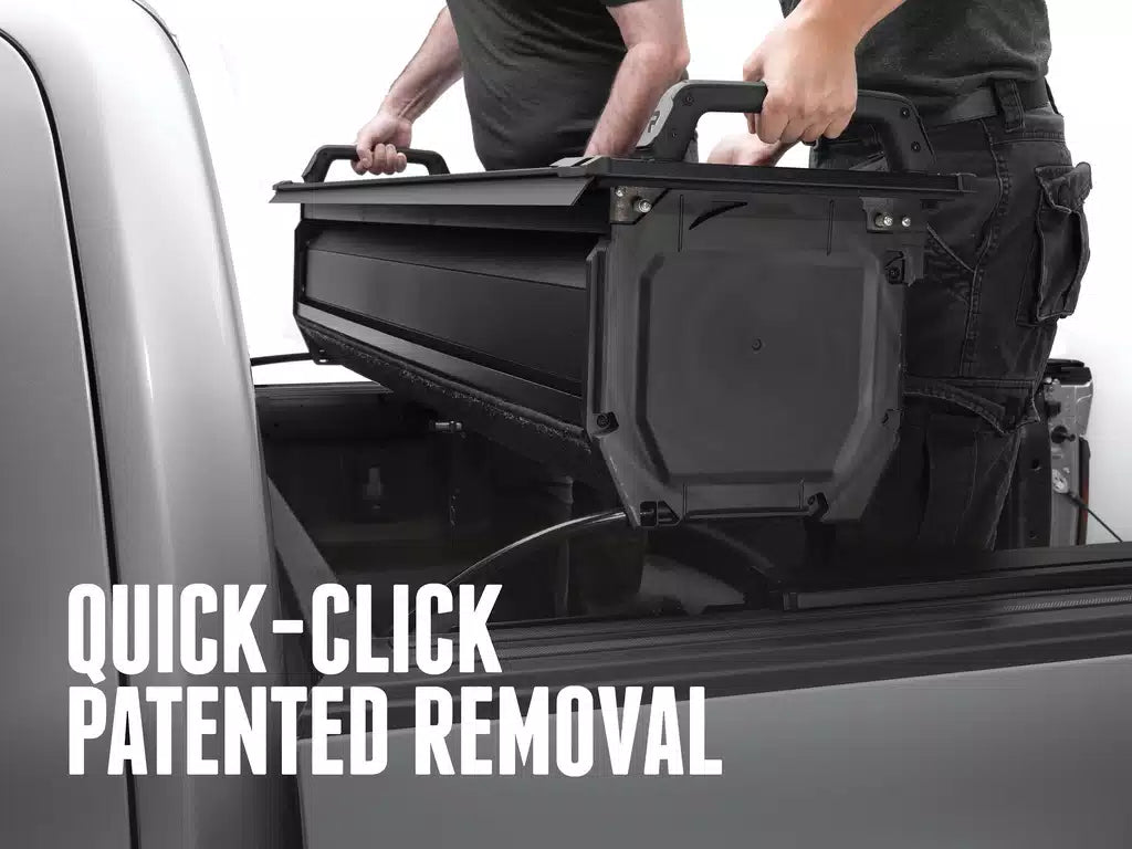 RealTruck RetraxPro FRC-4000 EZ-OFF Full Bed Access Manual Retractable Tonneau Cover w/ T-Slot Rails 5'8" Bed