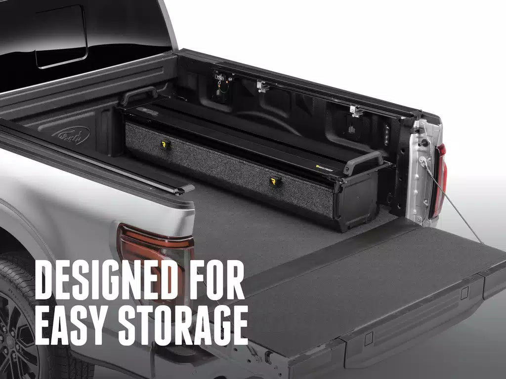 RealTruck RetraxPro FRC-4000 EZ-OFF Full Bed Access Manual Retractable Tonneau Cover w/ T-Slot Rails 5'8" Bed