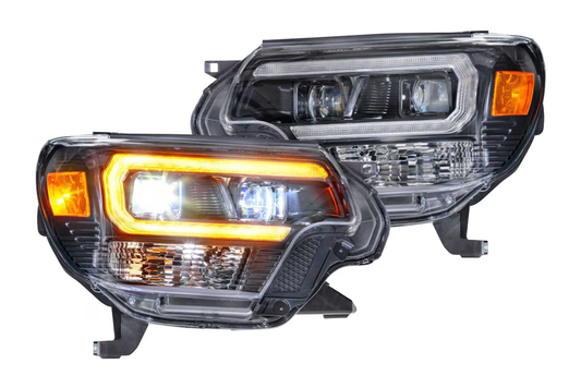 Toyota Tacoma (12-15) XB Hybrid LED Headlights (Amber DRL)