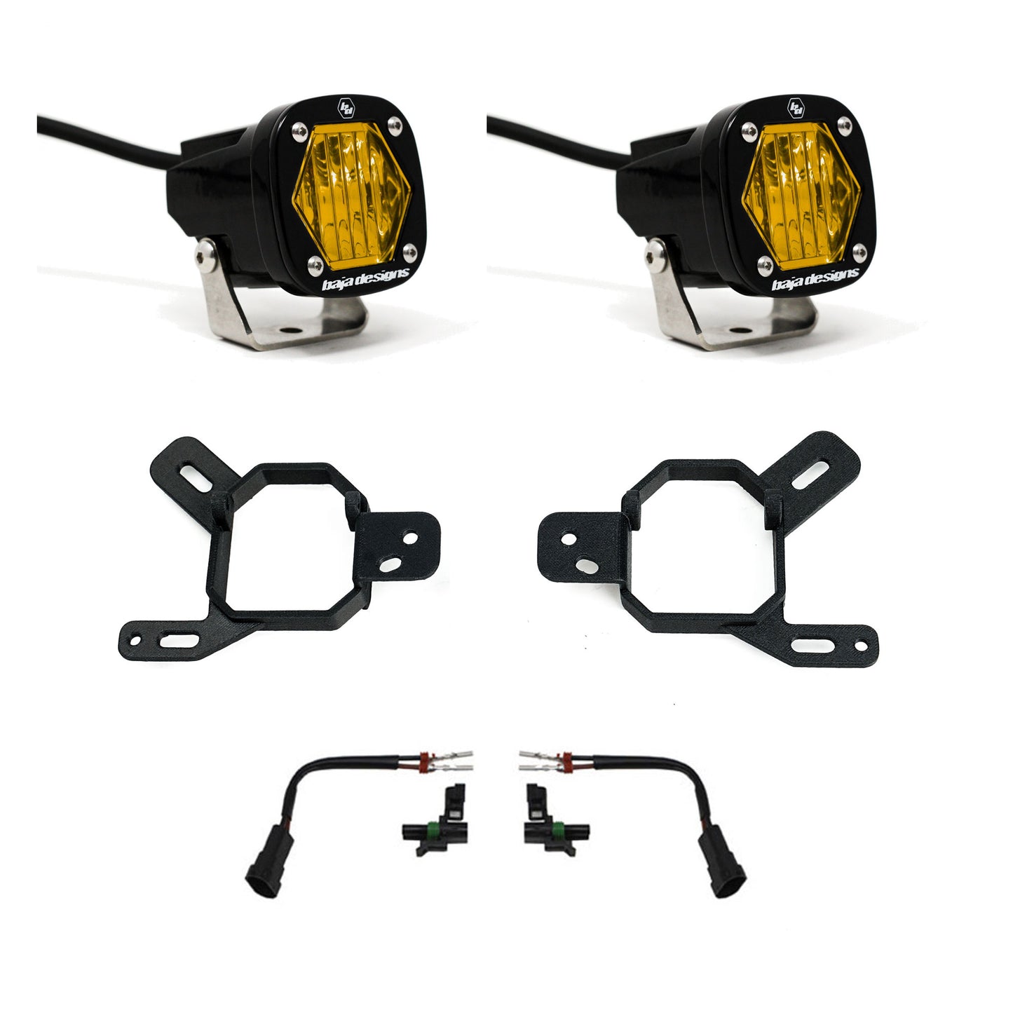 S1 Fog Pocket Light Kit - GMC/Chevy 2023-2026 Canyon/Colorado; 2024-2026 Yukon, 2500/3500; 2022-2026 Sierra 1500 AT4-X *AMBER*