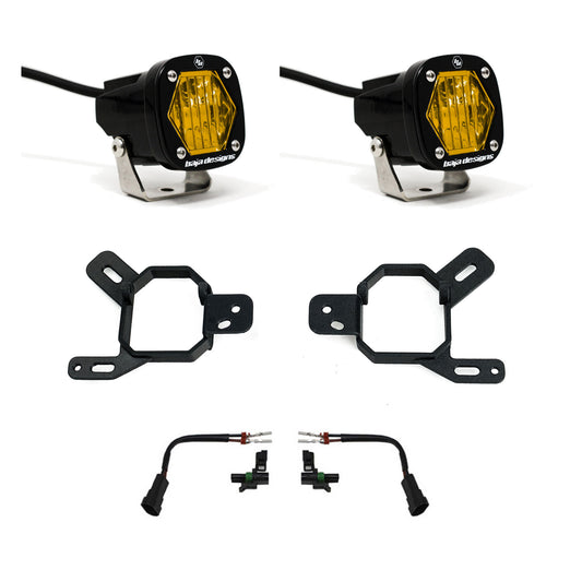 S1 Fog Pocket Light Kit - GMC/Chevy 2023-2026 Canyon/Colorado; 2024-2026 Yukon, 2500/3500; 2022-2026 Sierra 1500 AT4-X *AMBER*