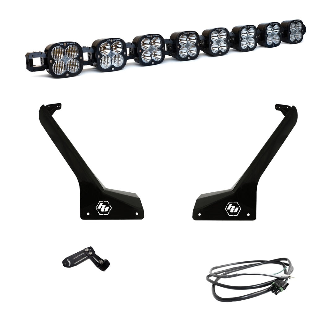 Jeep JL/JT 8XL Linkable Roof Mount Light Kit - Jeep 2020-2026 Gladiator; 2018-2026 Wrangler JL; Exc. Rubicon 392, Mojave, 4xE