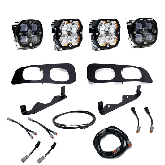 Squadron 2.0 Pro/Squadron SAE Dual Fog Pocket Light Kit - Ford 2023-26 F-250/350 Super Duty *CLEAR*