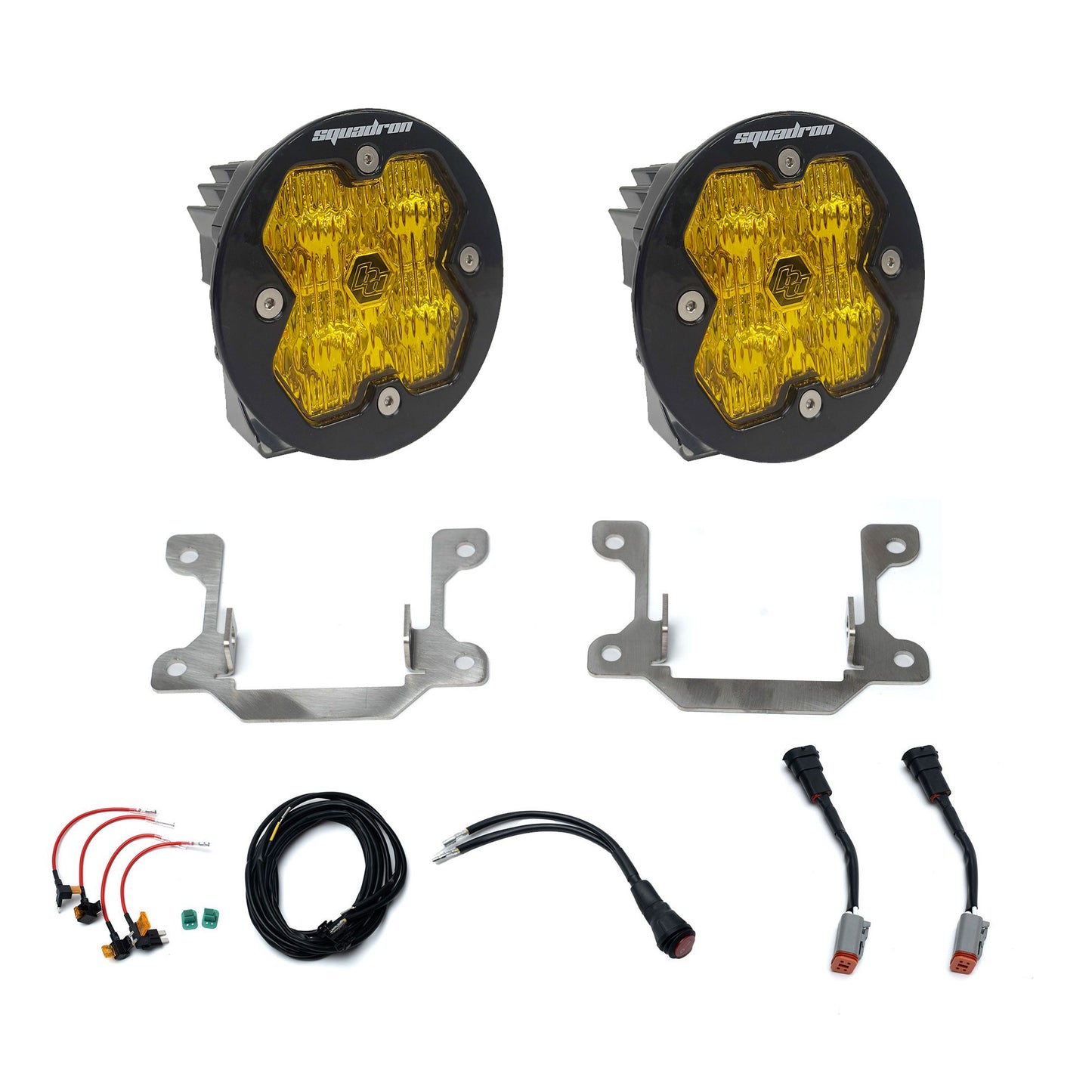 Squadron 2.0 Sport Fog Pocket Light Kit - RAM 2019-25 2500/3500; Note: Big Horn *AMBER*